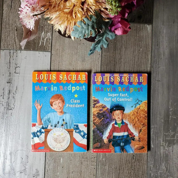 Marvin Redpost Scholastic Books By Louis Sachar Book Bundle - Picture 1 of 8